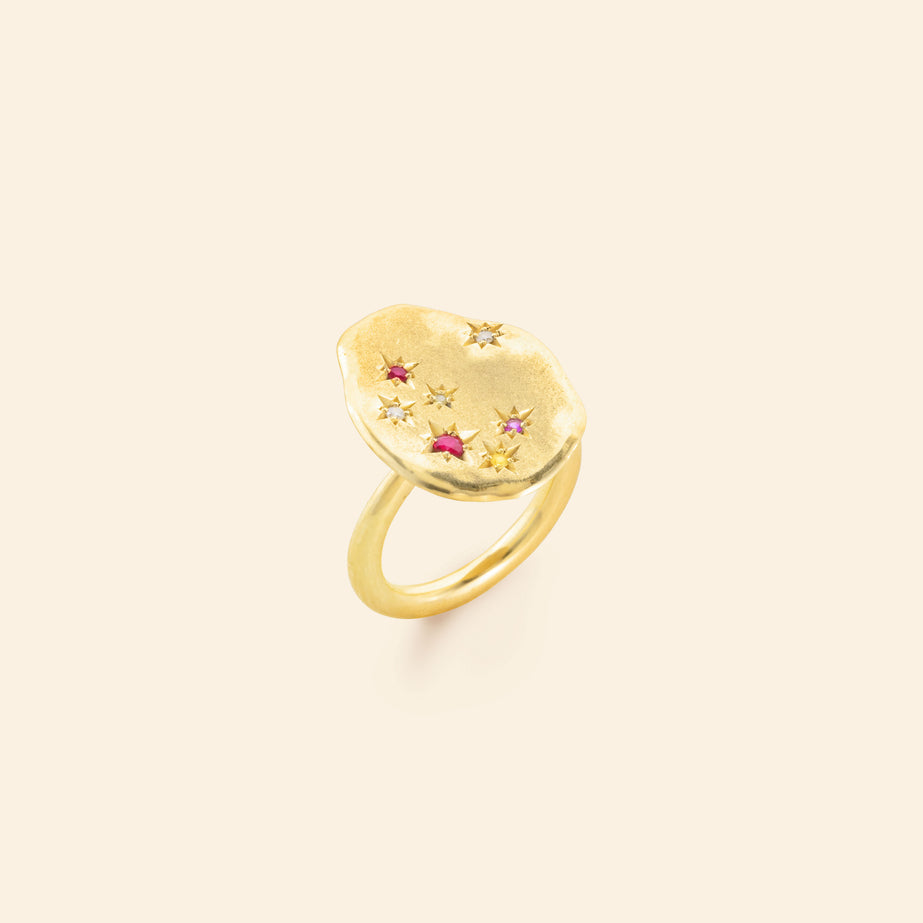 Bague en or jaune joaillerie Mellerio