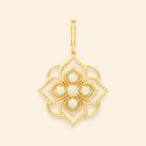Médaille or jaune avec diamants Mellerio