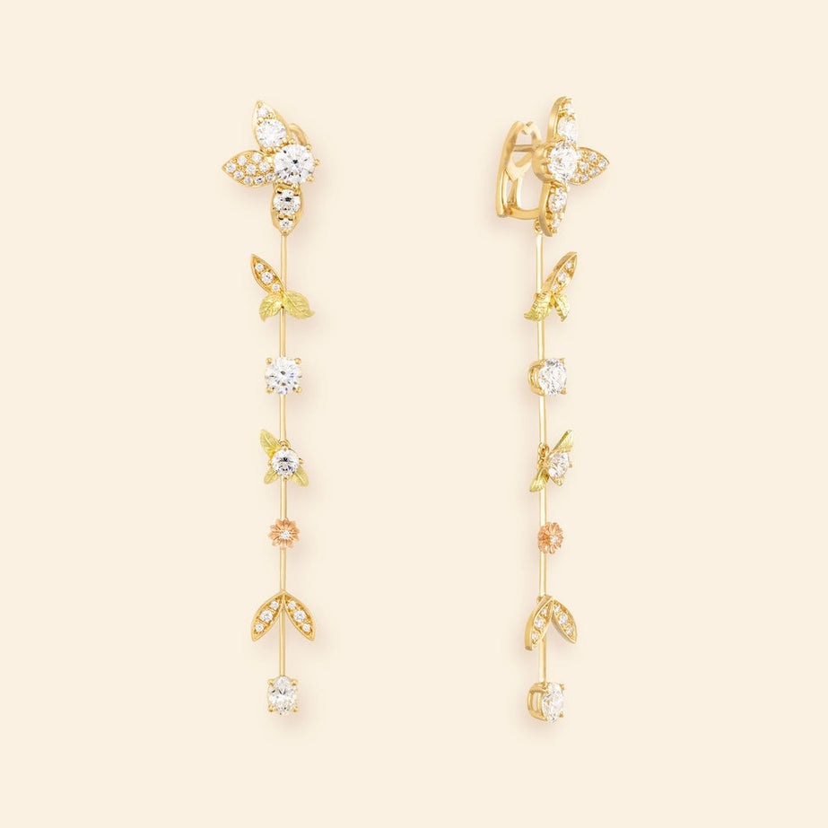 Jardin Pierreries Earrings Diamonds