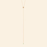 Petit Cactus Vert Y Necklace Pink Gold Mellerio