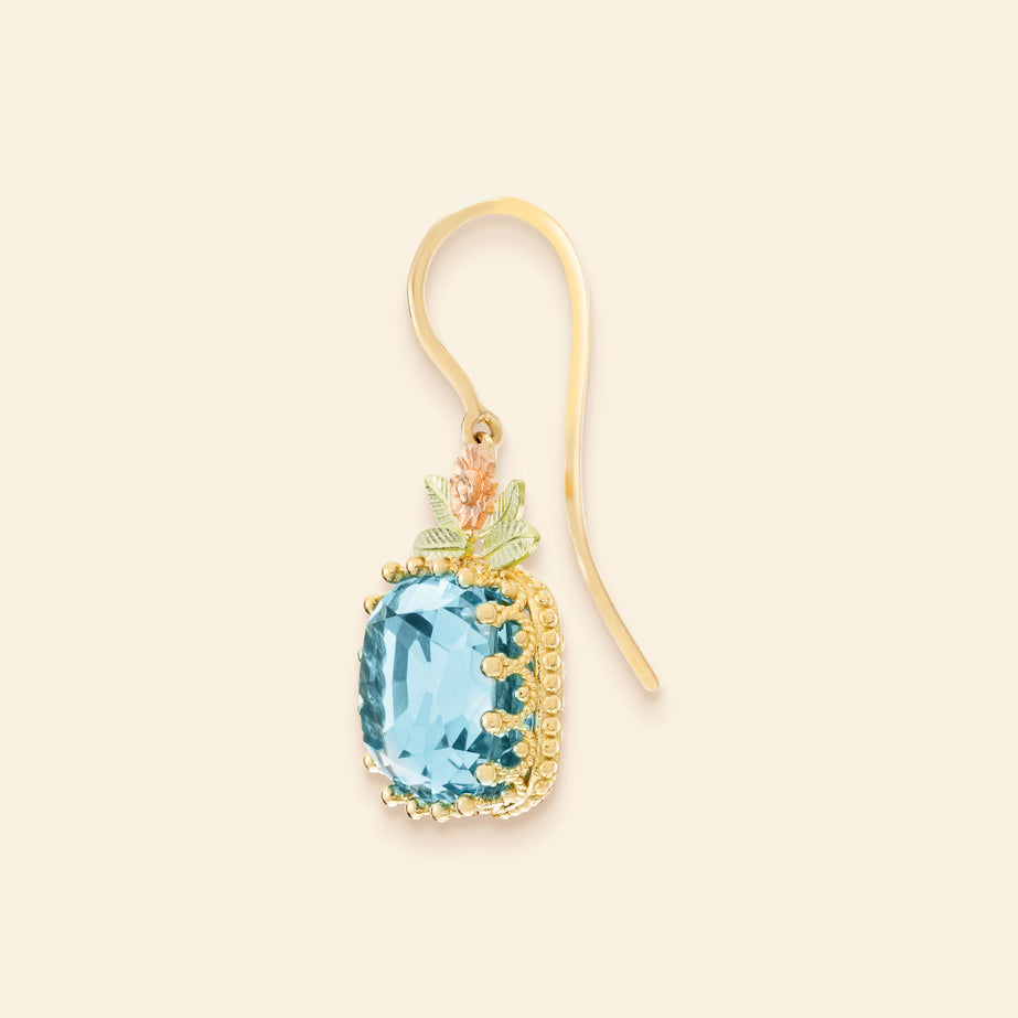 Boucles d'oreilles or jaune joaillerie Mellerio