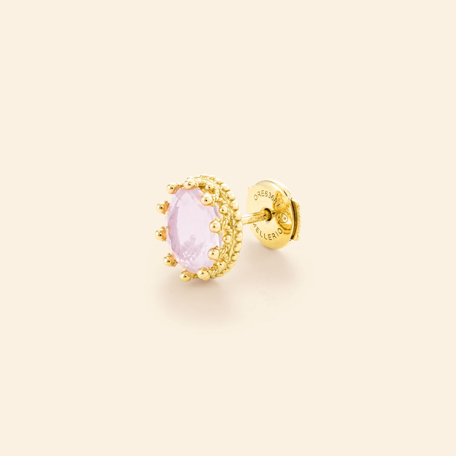 Pierreries Rose Stud