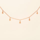 George Necklace Diamonds Pink Gold Mellerio