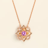 Giardino Necklace Pink Sapphire