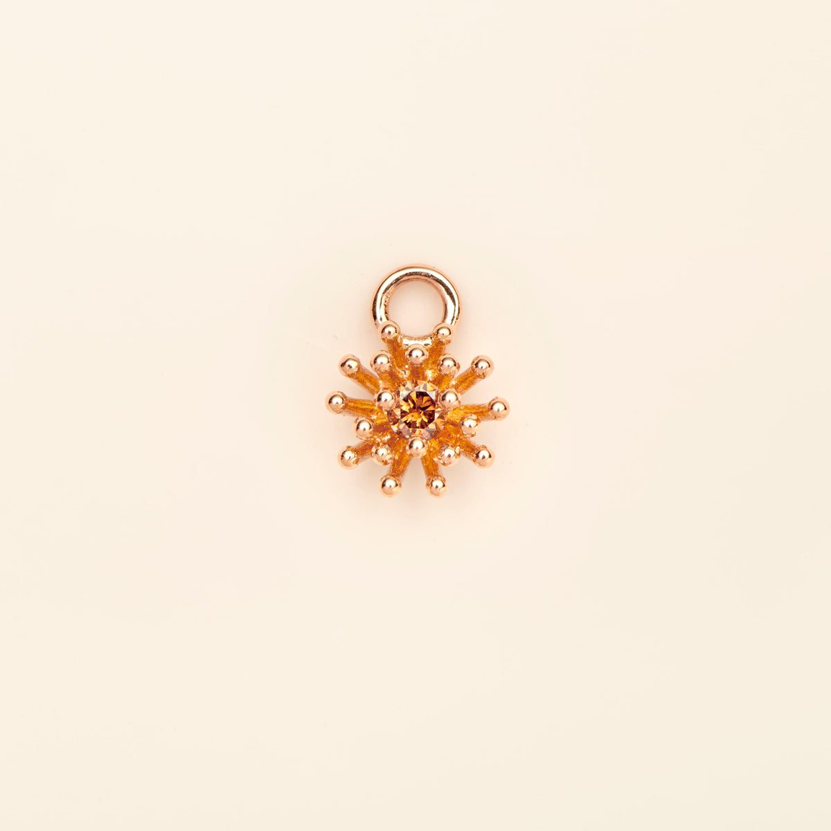 Petit Cactus Charm brown diamond pink gold Mellerio