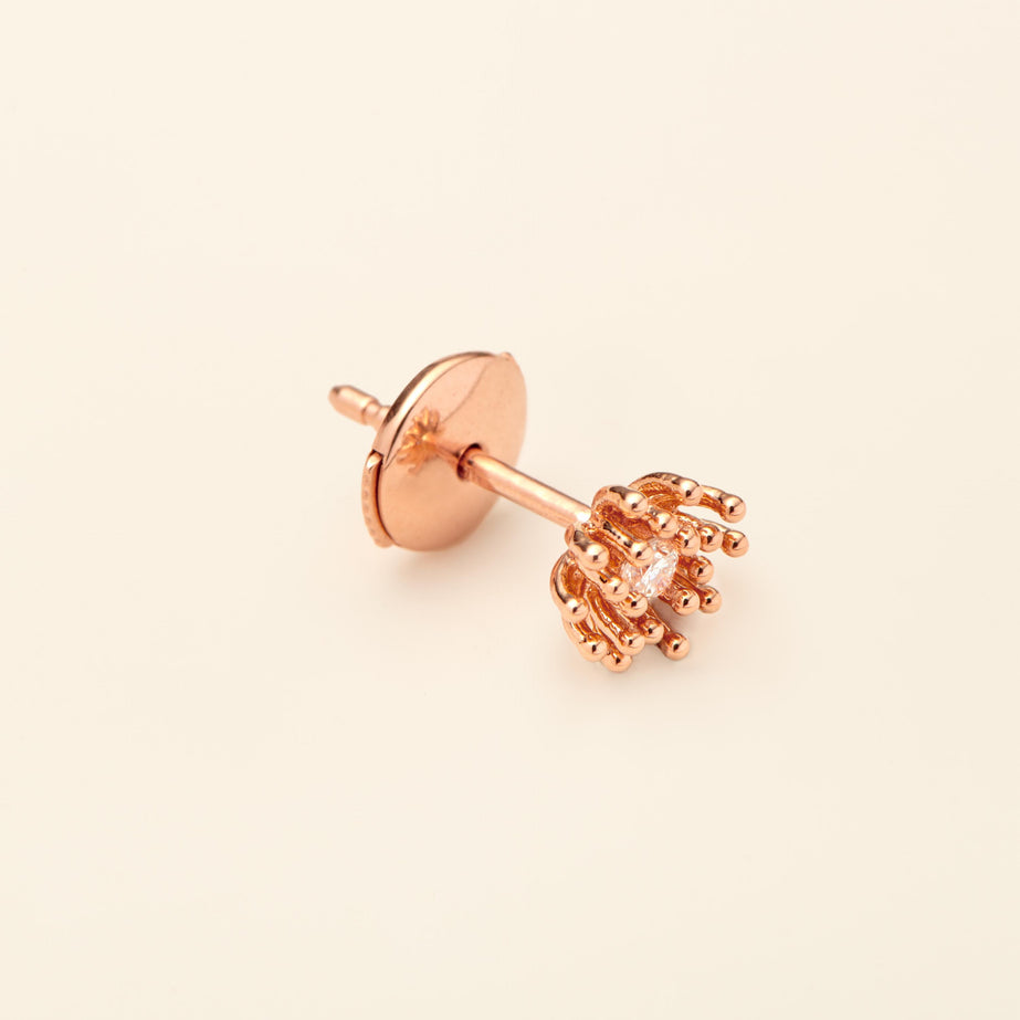 Gold stud earrings Maison Mellerio