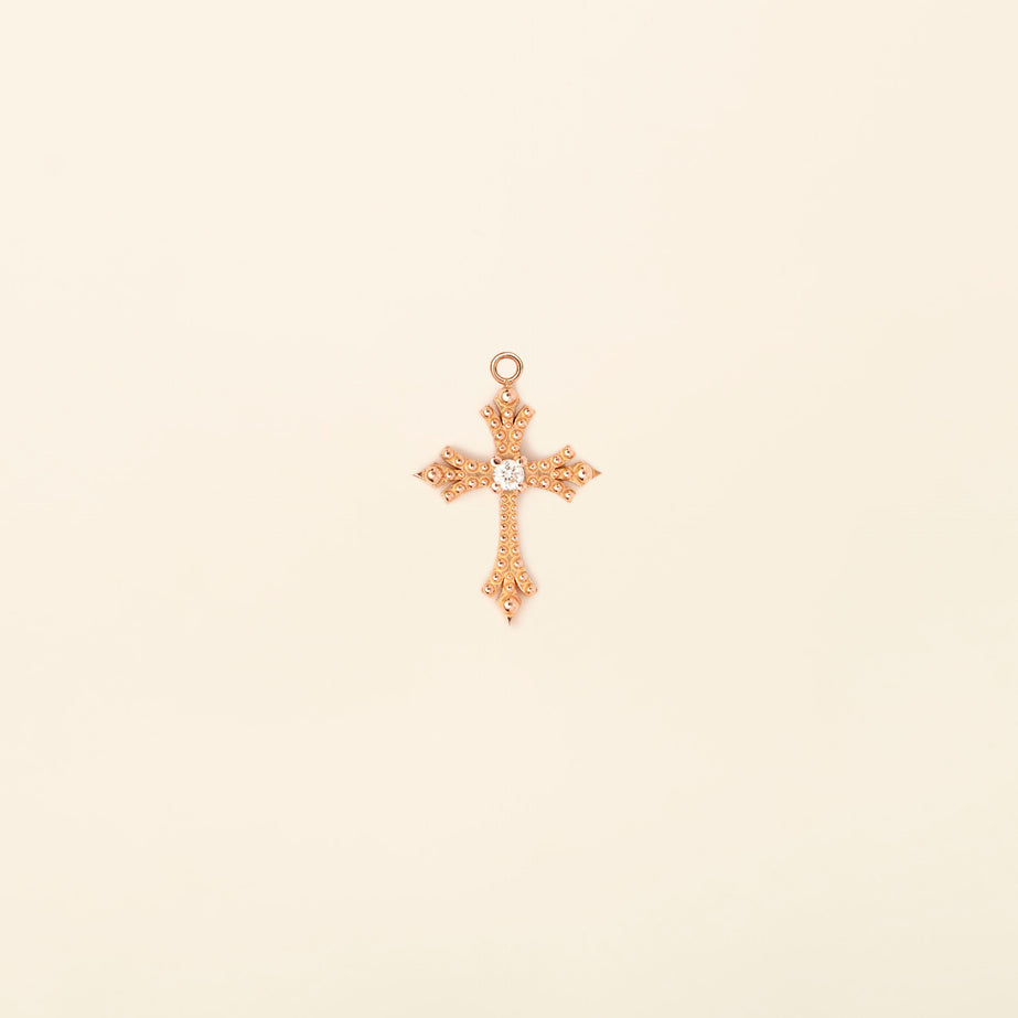 Charm or rose joaillerie fine Mellerio