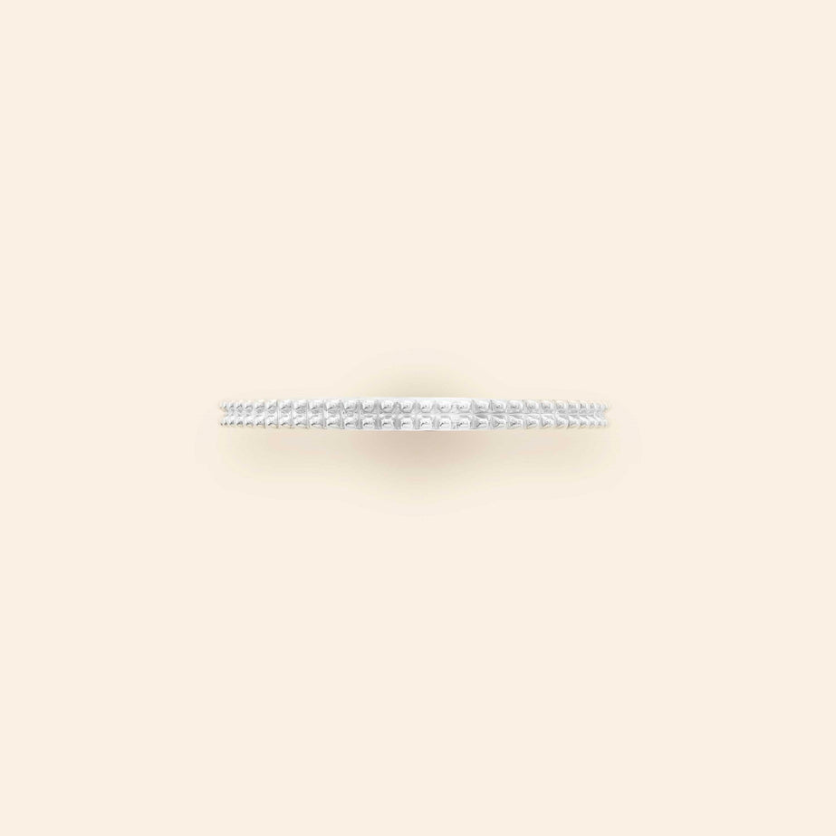 Perlina Wedding band White gold