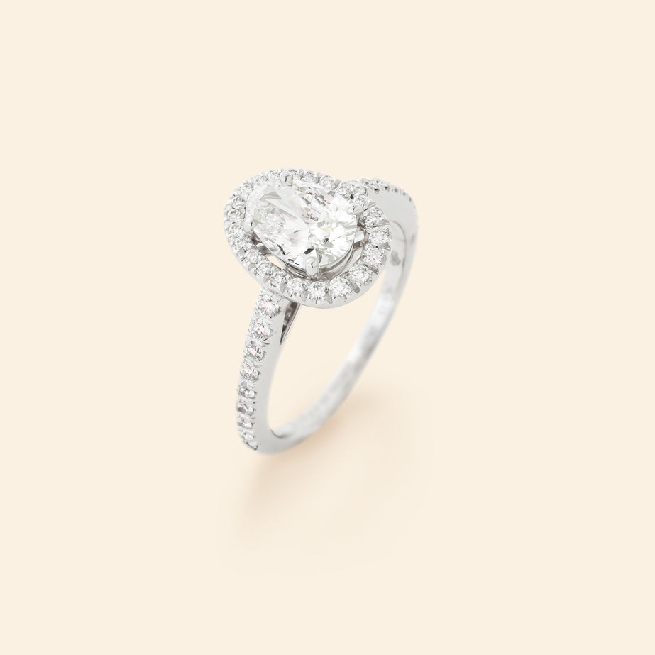 Diamond ring jewelry Mellerio