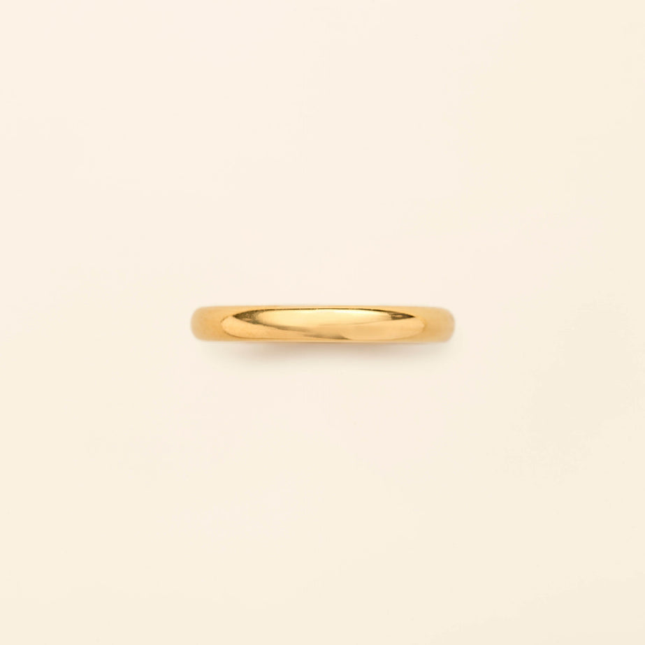 Wedding band 4mm YG