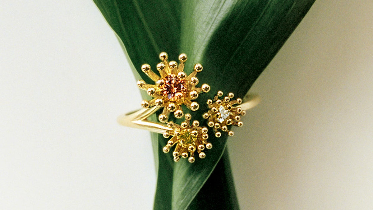 Green Gold Ring
