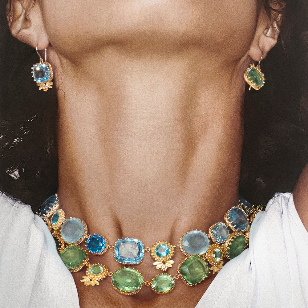 Pierreries Earring Prasiolite Up