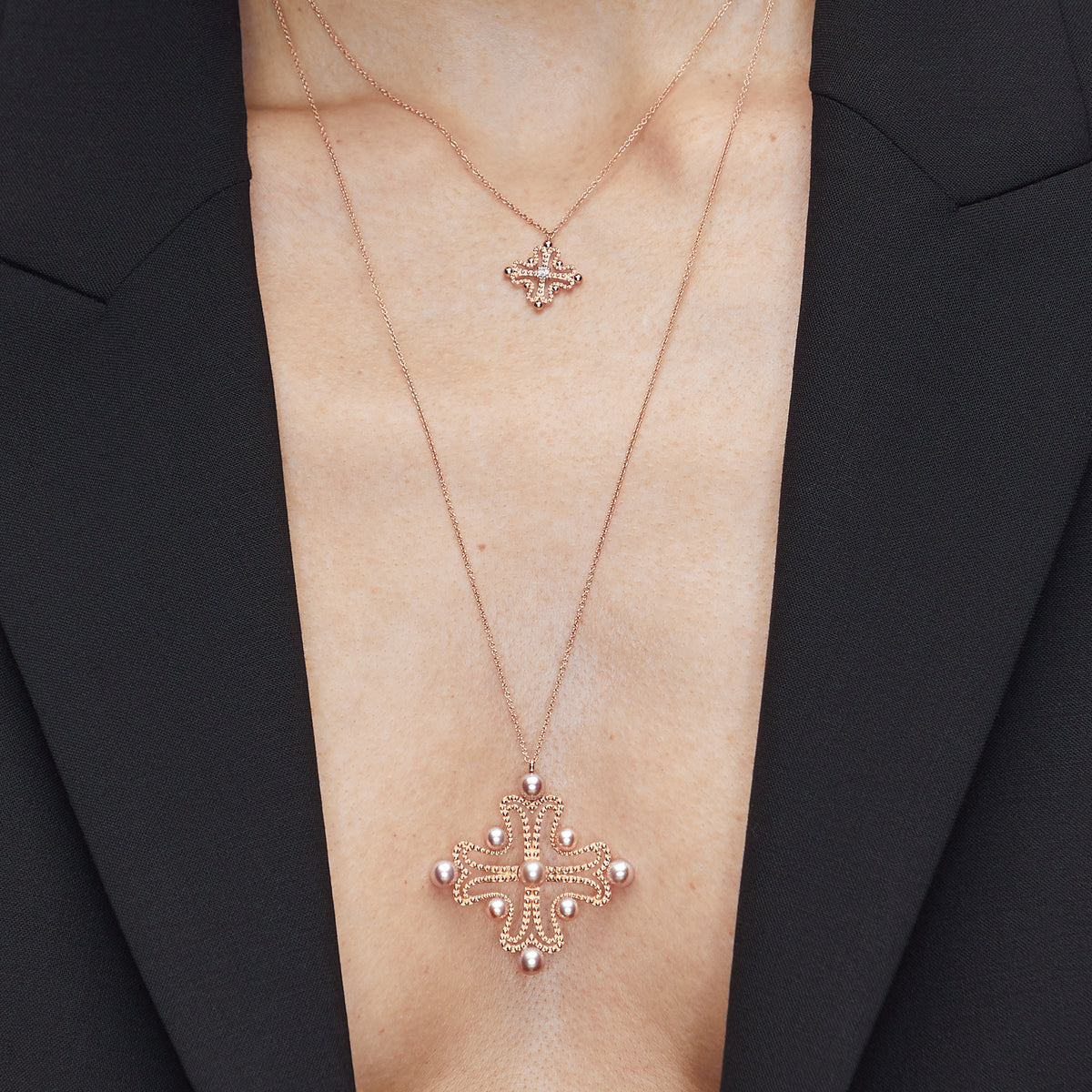 Nina Necklace Pink Gold Mellerio
