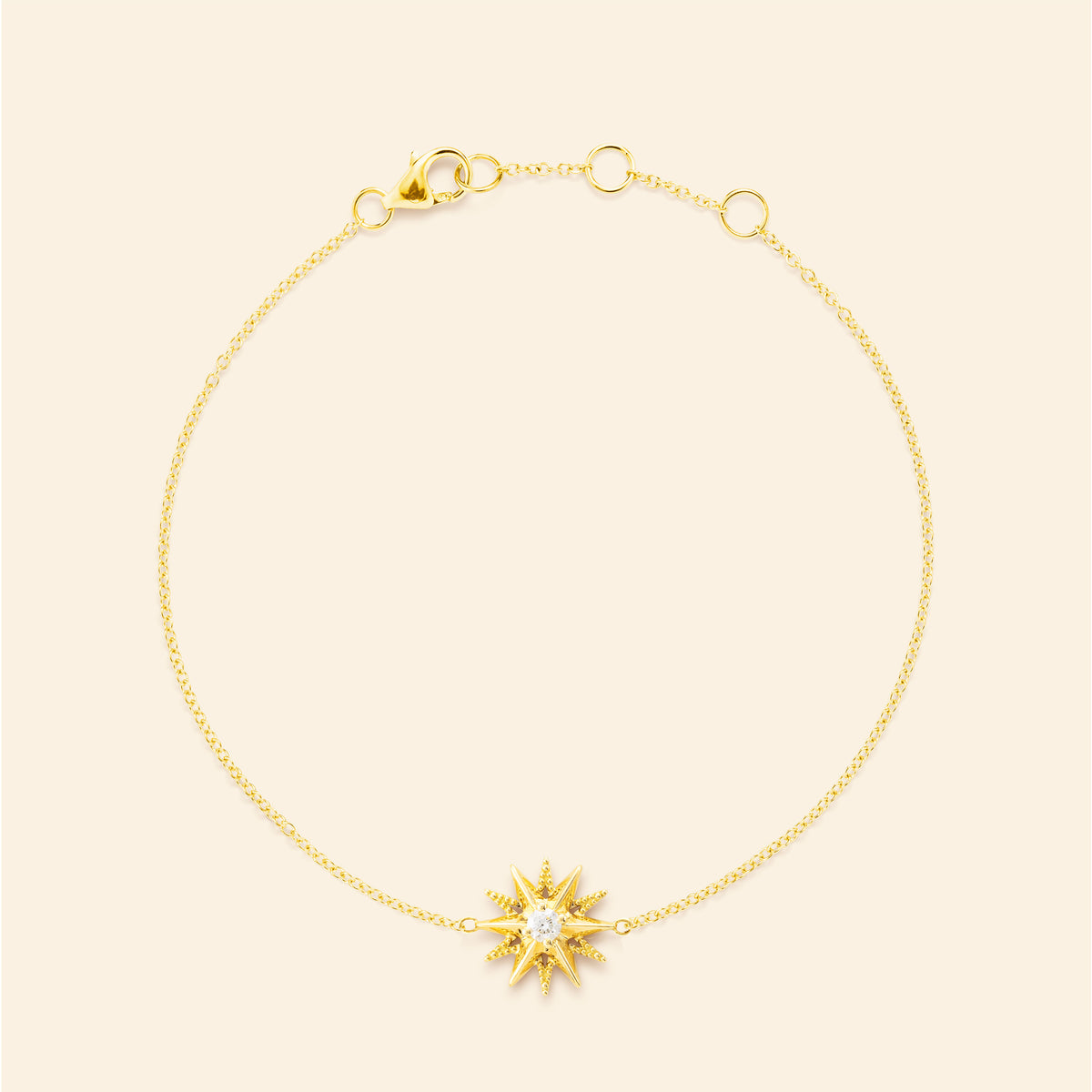 Bracelet or jaune avec diamant joaillerie fine Mellerio