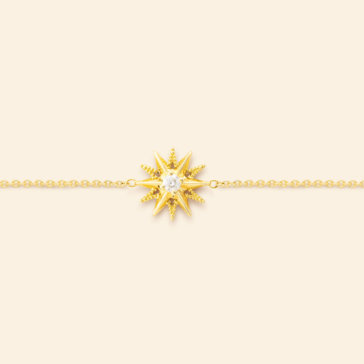 Bracelet or jaune avec diamant joaillerie fine Mellerio