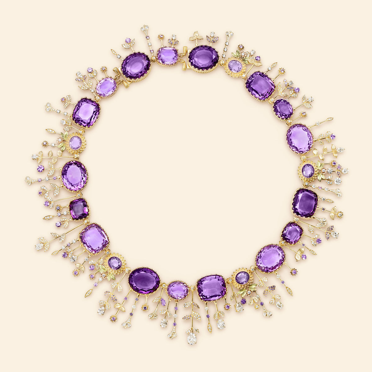 Collier or jaune haute joaillerie Mellerio