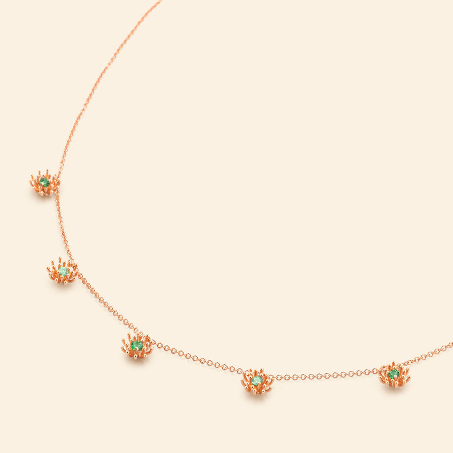 Cactus Vert Necklace 5 Patterns Pink Gold Mellerio