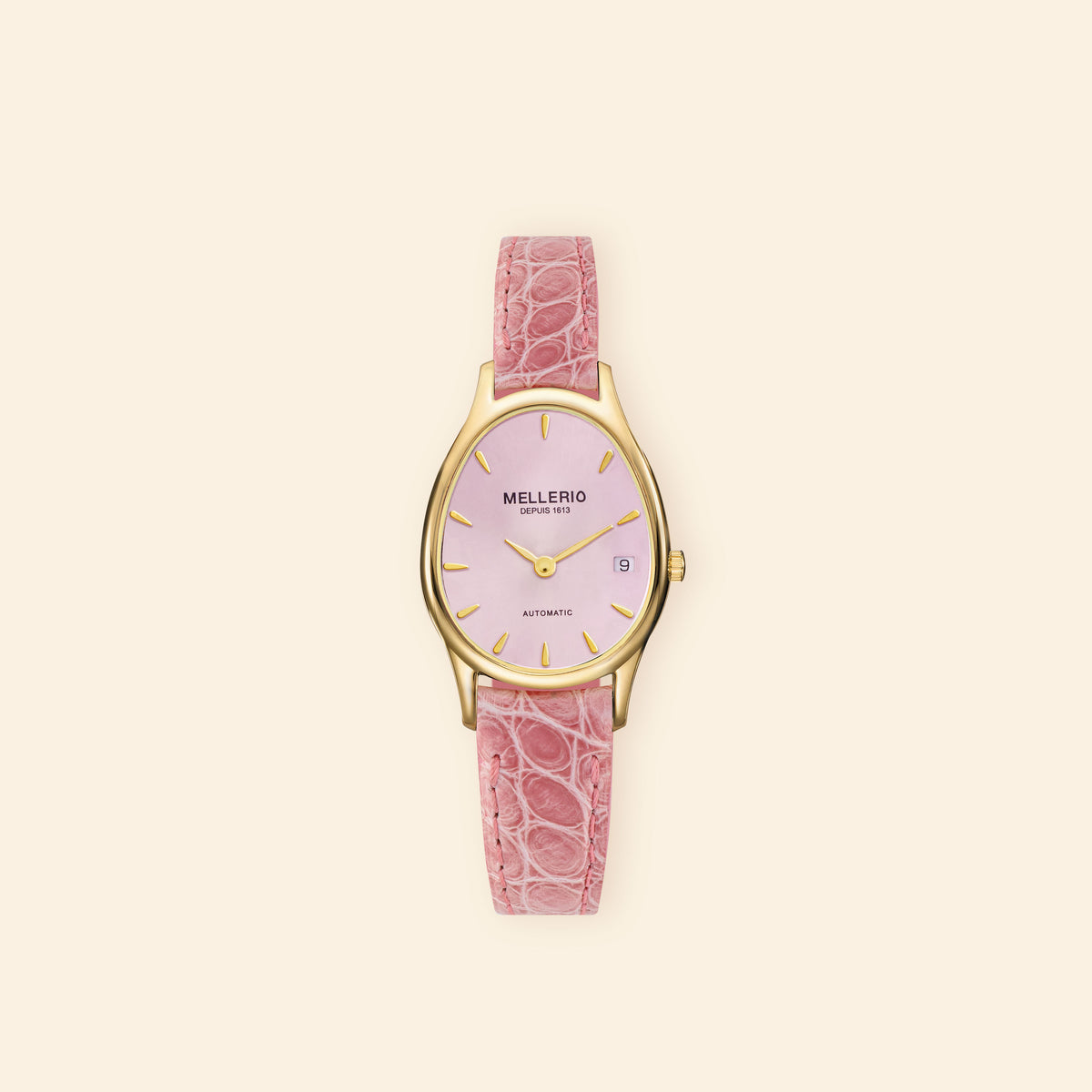 Mini M Cut Watch - Pink Dial