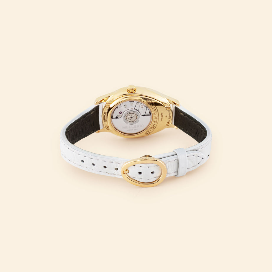 Mini M Cut Watch - White Dial