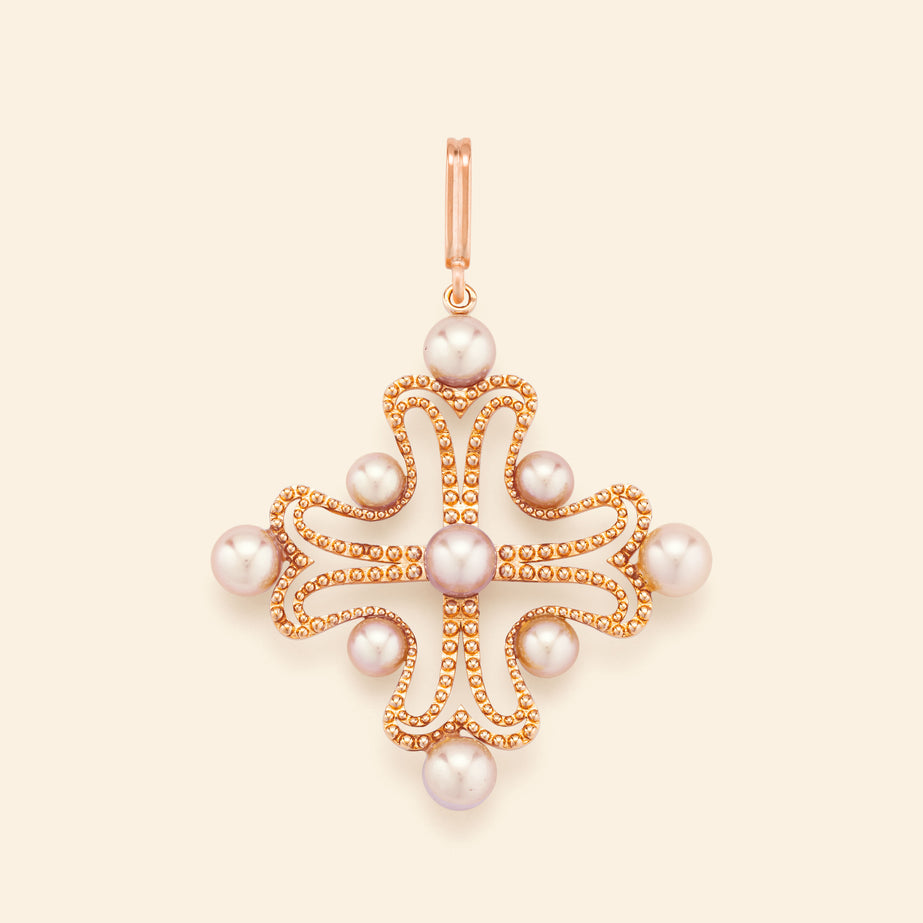Médaille or rose Mellerio