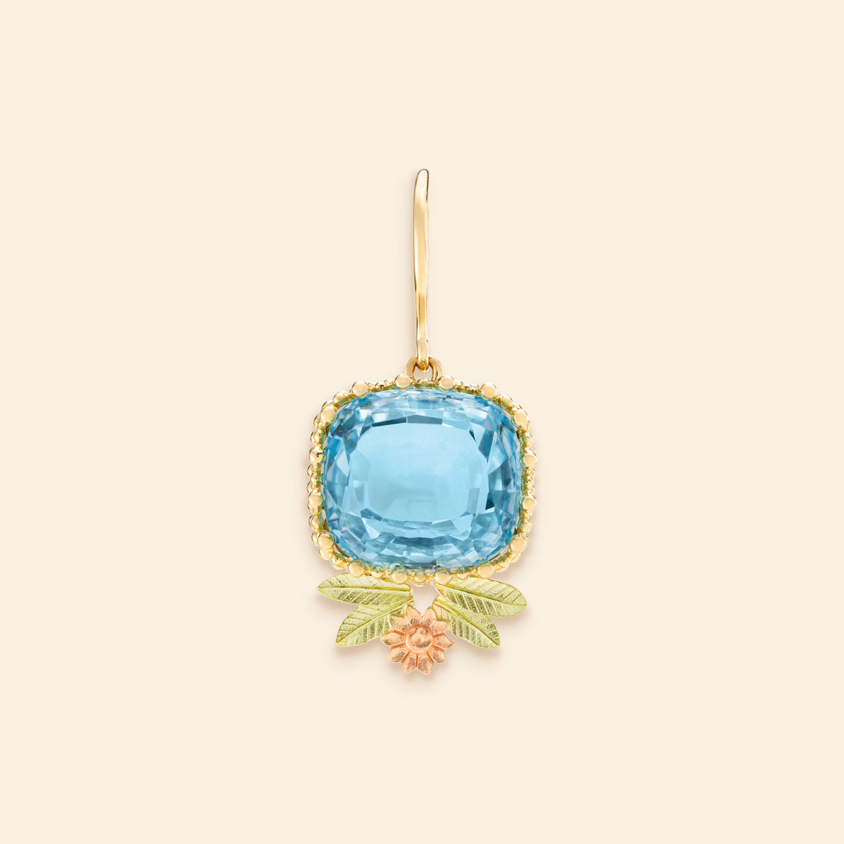 Boucles d'oreilles or jaune joaillerie Mellerio