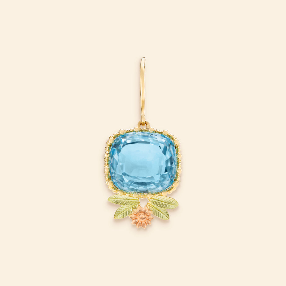 Boucles d'oreilles or jaune joaillerie Mellerio