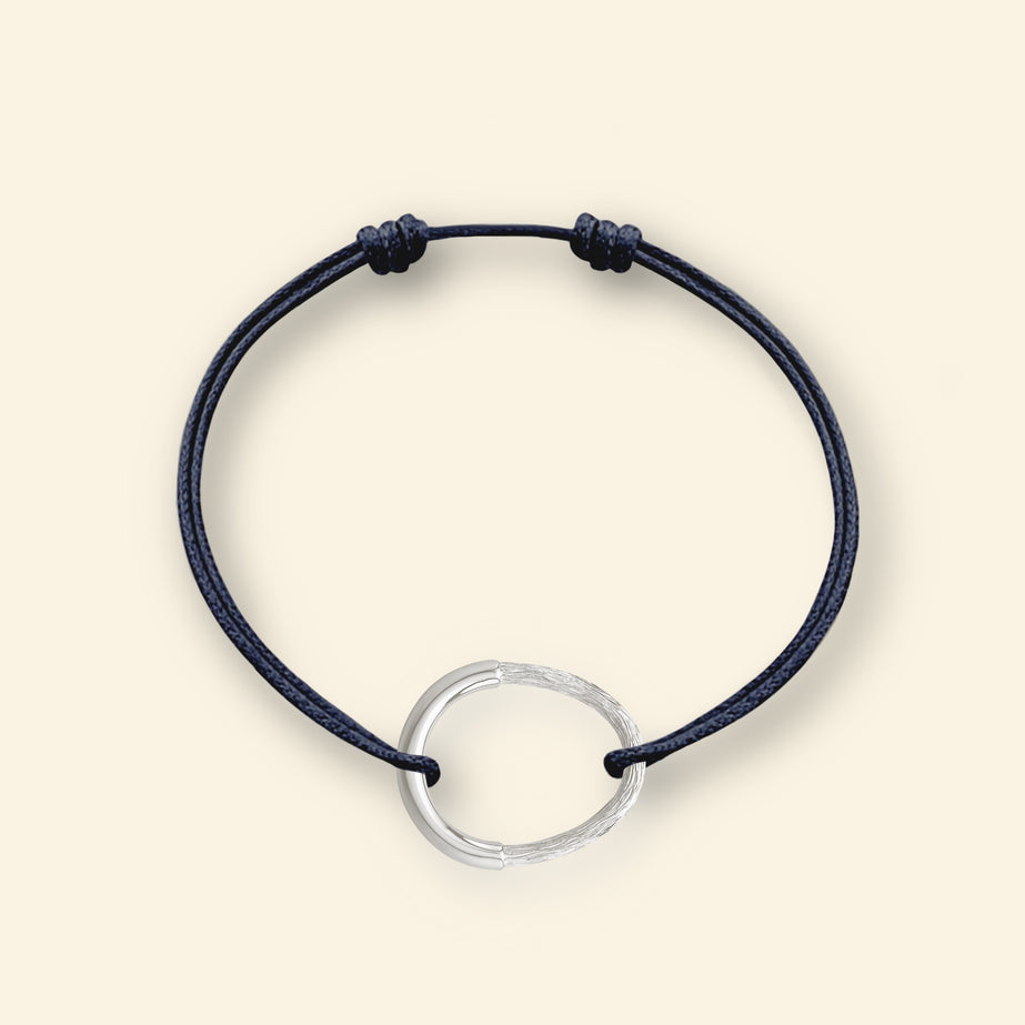 Riviera Chasing Band White Gold Mellerio