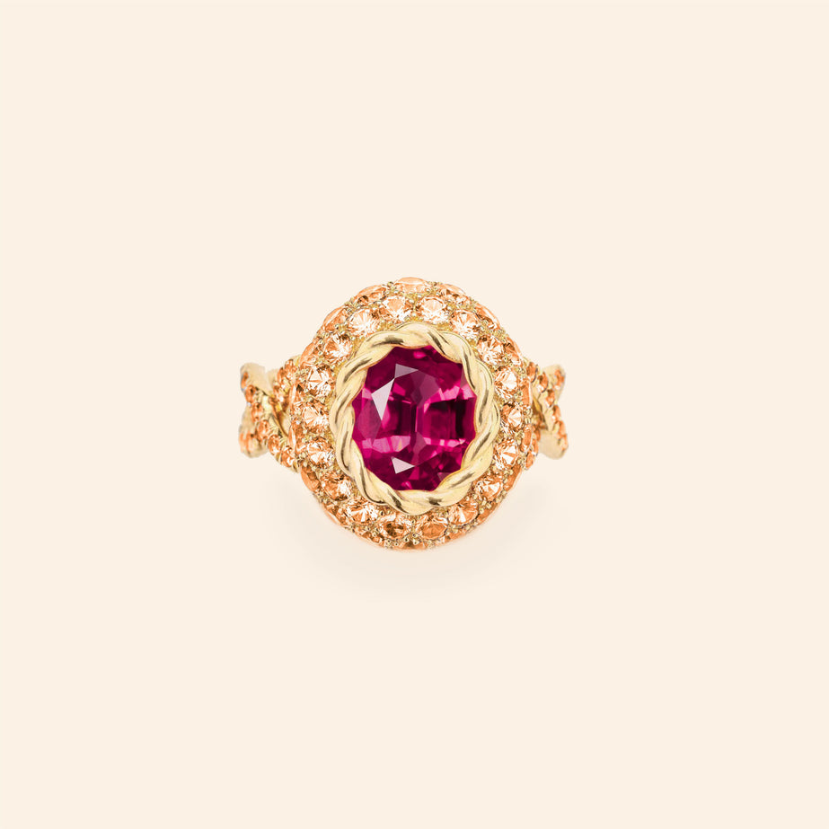 Lady In Red Ring