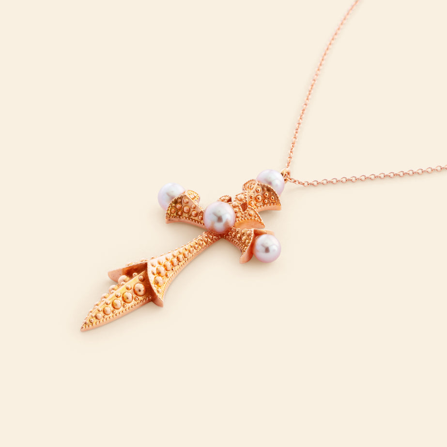 Abbadia Necklace Pink Gold Mellerio
