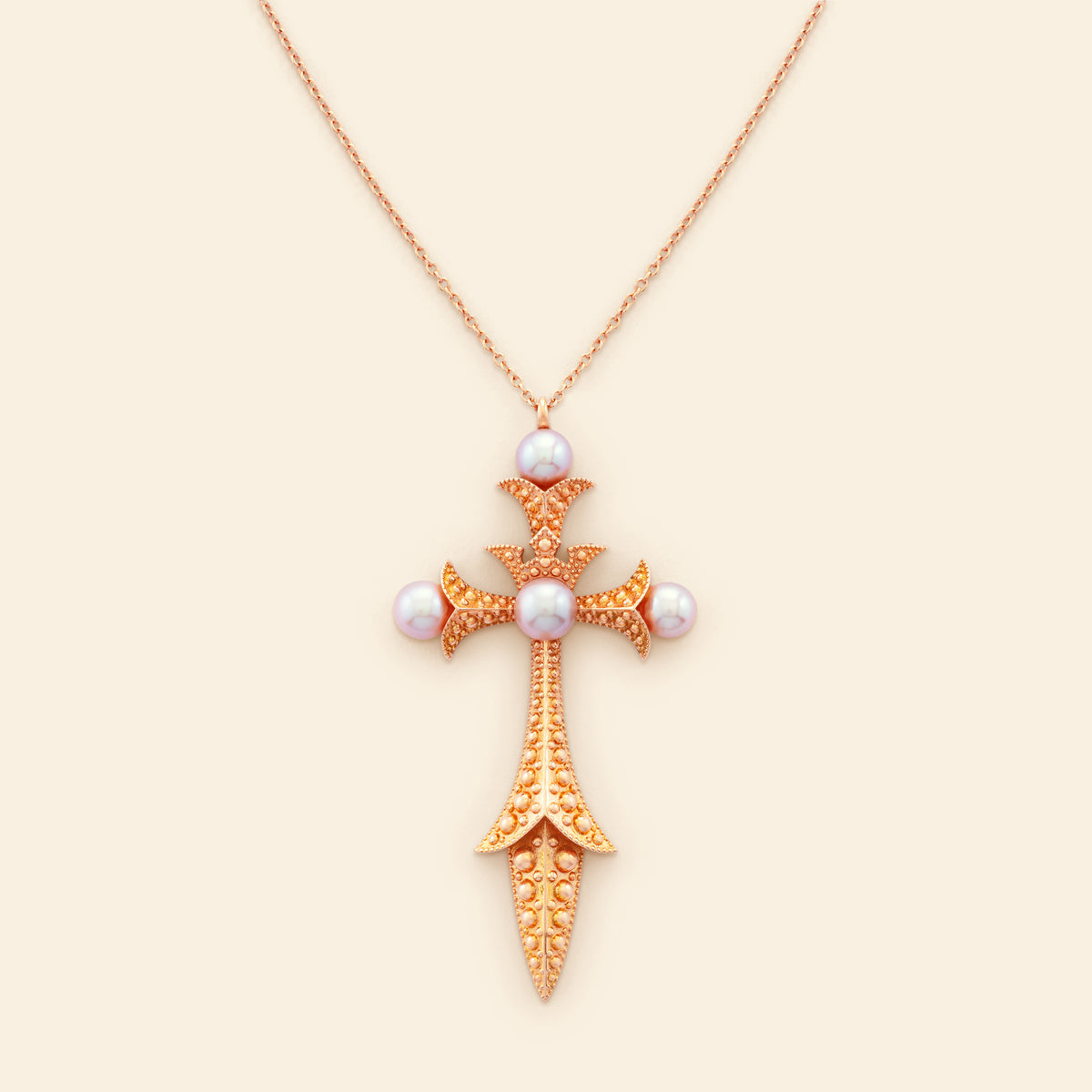 Abbadia Necklace Pink Gold Mellerio