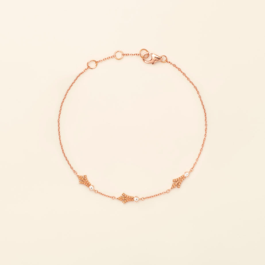 George Bracelet Diamond Pink Gold Mellerio