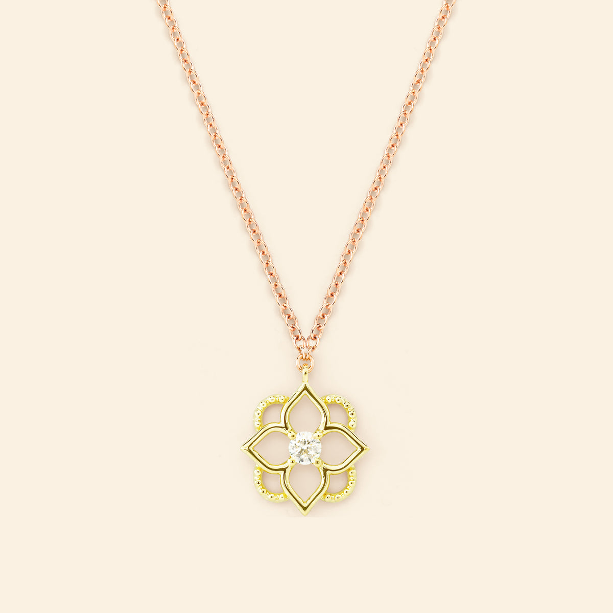 Mini Giardino Necklace Diamond Green Gold Mellerio