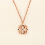 Mini Giardino Necklace Diamond Pink Gold Mellerio