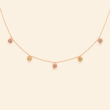 Cactus Bleu Necklace 5 Patterns Pink Gold Mellerio