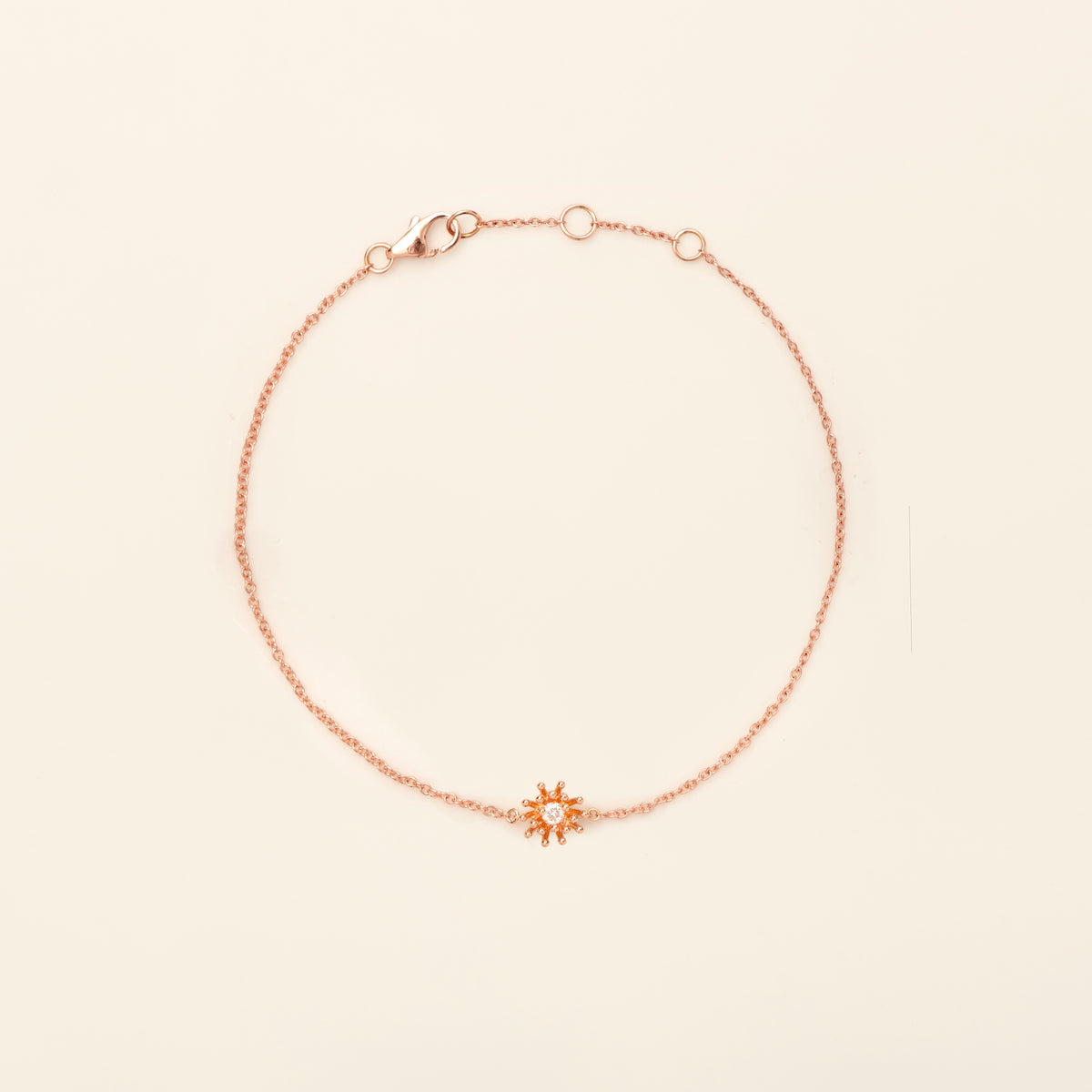 Cactus Vanille Bracelet Diamond Pink Gold Mellerio