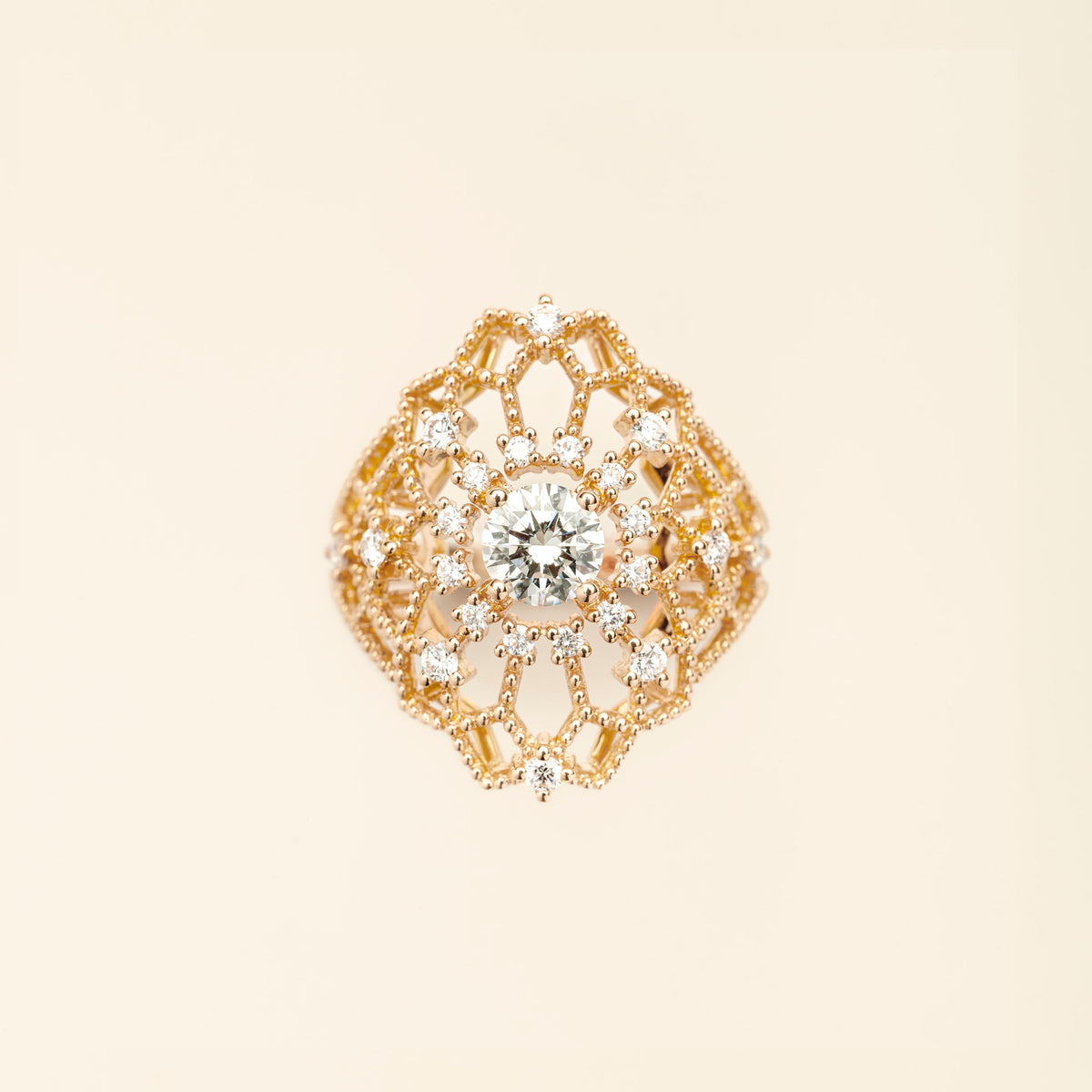 Bague Maglia Or rose