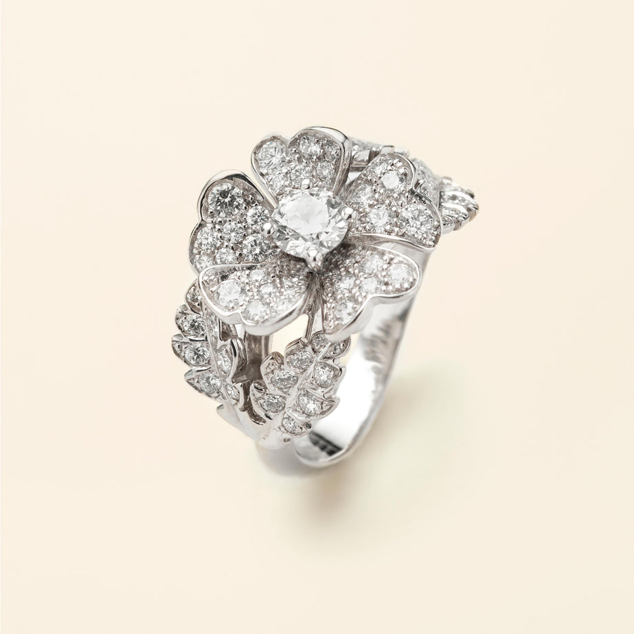 Monterosa Ring MM with 4 Leaves