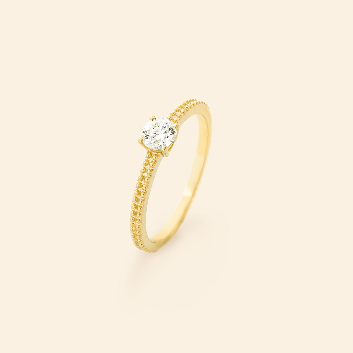 Solitaire Perlina Or jaune