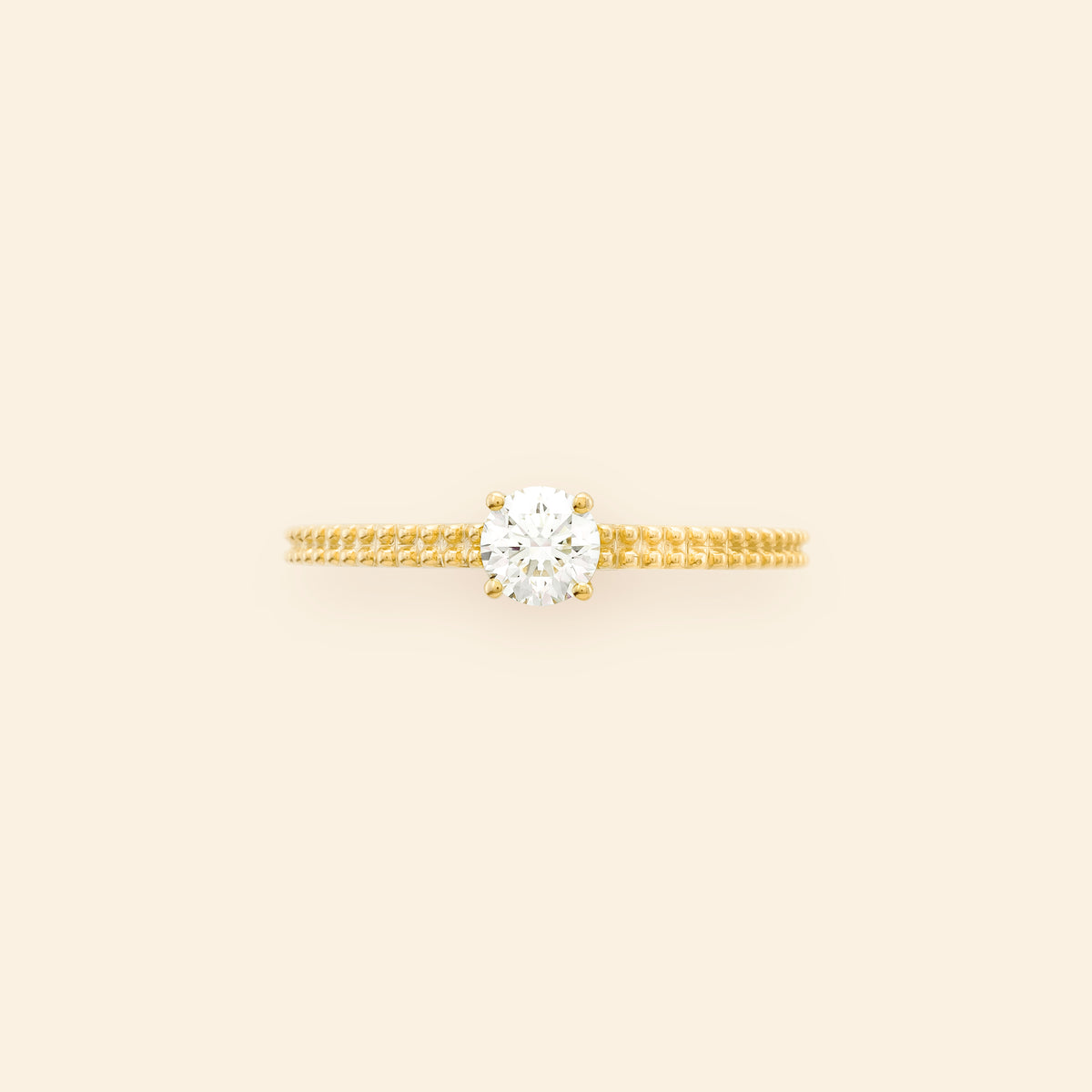 Solitaire Perlina Or jaune